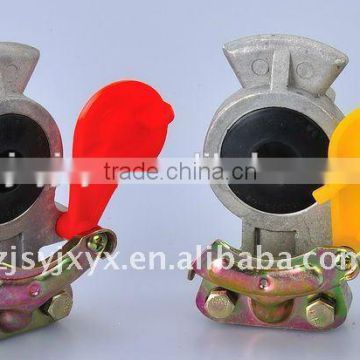 Glad hand coupling head palm coupling for truck and trailer