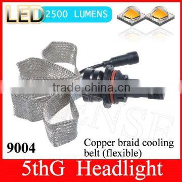 3000lm Hi/Lo Auto Head Light, 12V 24V 6500K H4 9004 9003 Kit Car Head LED Lamp Led Head light