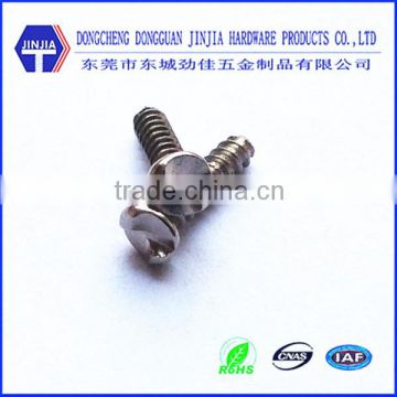 m2.85*12 steel nickel self tapping one-way slotted screws