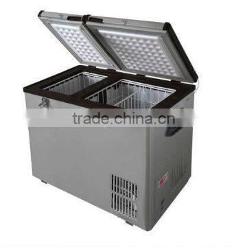 60L dual zone car fridge/ dc car freezer,portable freezer
