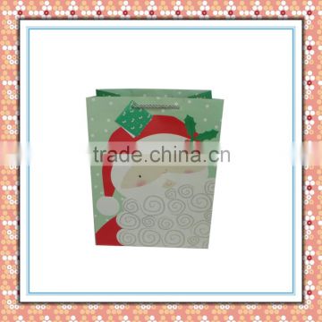 wholesale alibaba popular Powder Christmas snowman gift paper bag