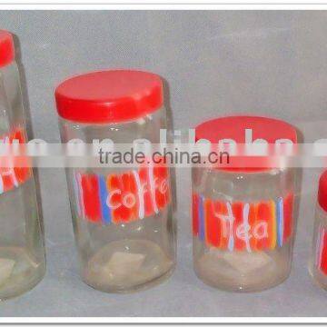 Clear glass kitchenware