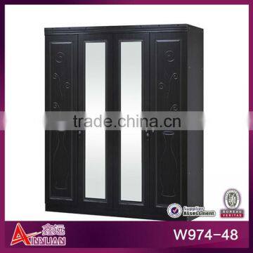 Contemporary India style 2 mirror locker style wardrobe