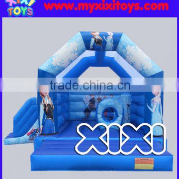 2016 popular frozen theme inflatable bouncer, inflatable bouncy castle for kids