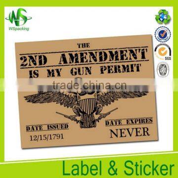 Warranty void label self-adhesive label adhesive kraft paper label