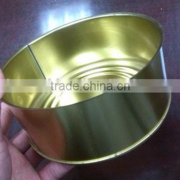 Wave bottom food Weld tin can