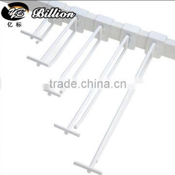 High Quality Display Tube Bar Double Line Hooks With Pirce Tag Holder photo-2