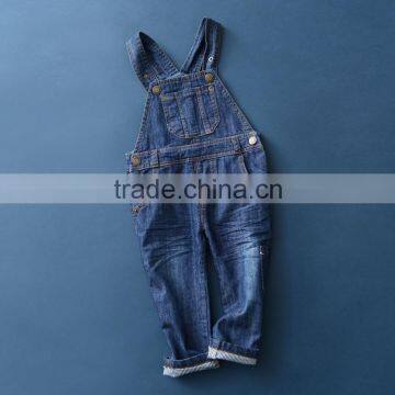 customized kids Little girls denim jeans children girls dungarees trouser wih braces bib overalls