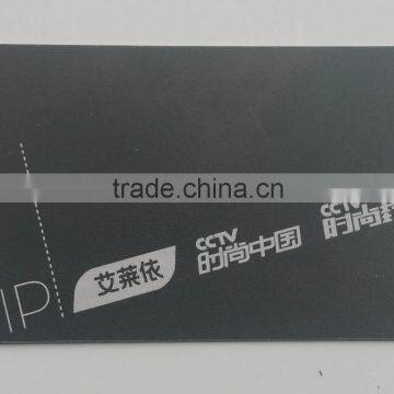 Business Service Style and Satin Black Metal Business Cards Theme OEM Metal Business Card