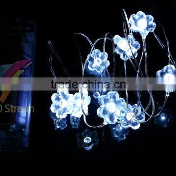 Blinking Battery operated LED Flower Fairy String Lights