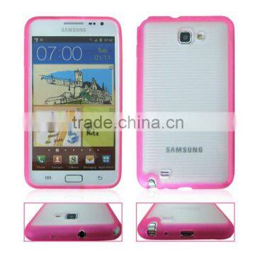 New Pink Gel Hard case for galaxy Note/i9220 case