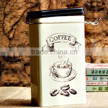 2014 Promotional Luxury Rectangular Coffee Tin Box photo-2