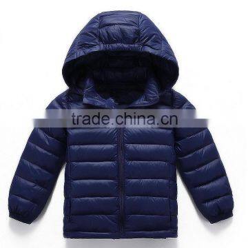 2015 latest design boys quilted winter jacket