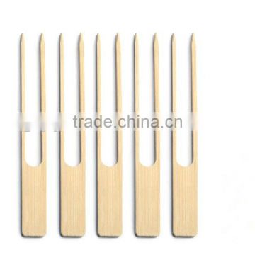 Flat bamboo skewers ,flat bbq skewer,skewers of bamboo,safe skewer