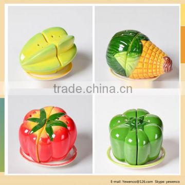 vegetable salt pepper shaker promotional salt pepper shaker