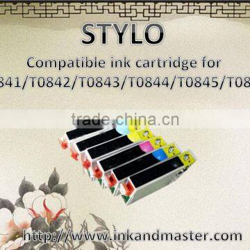 Compatible ink cartridge for T0841/T0842/T0843/T0844/T0845/T0846