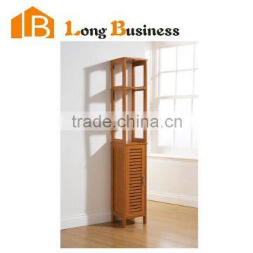 LB-JX2094 Modern bamboo bathroom side cabinet