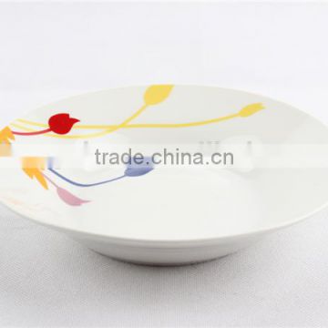 Hot sale new products wholesale ceramic dinnerware porcelain 20 cm soup plate