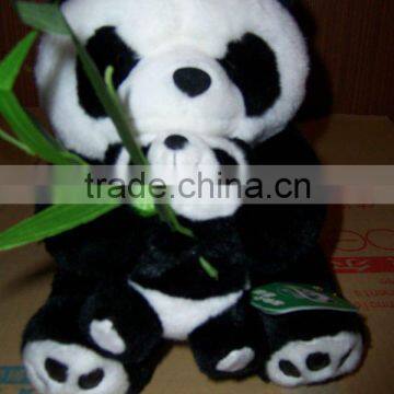 lovely soft mother and son panda plush stuffed toys