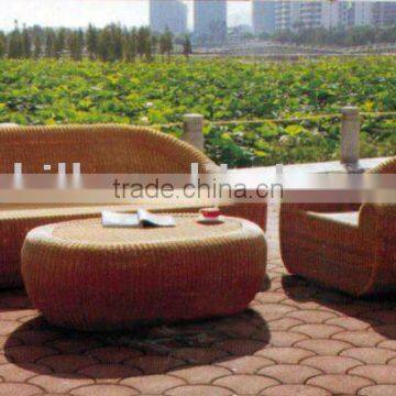 2012 outdoor furniture aluminium frame&PE rattan