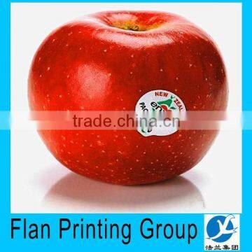 create your own red apple fruit waterproof label stickers