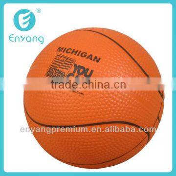 mini silicone basket ball for sport souvenir