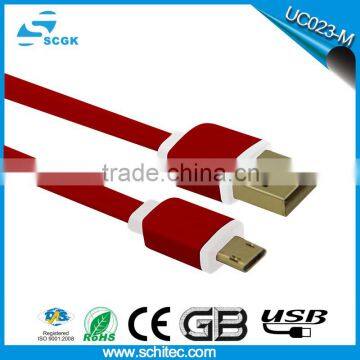 2016 SCGK cable factory in china double side micro usb cable