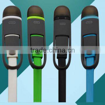 2 In1 Usb Cable Usb Data Cable for Iphone/samsung