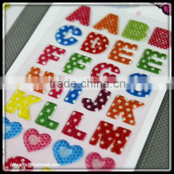 Glitter Letter Sticker