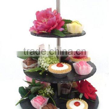 2016 slate cake plate wedding cake stand 3 tiered slate cake stands