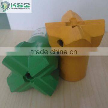 Thread Cross Steel Type Bits H25, R32 Tungsten Carbide Cross Bits