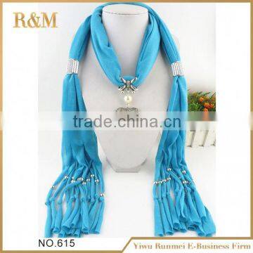 Best prices latest originality heart pendant scarf from direct factory