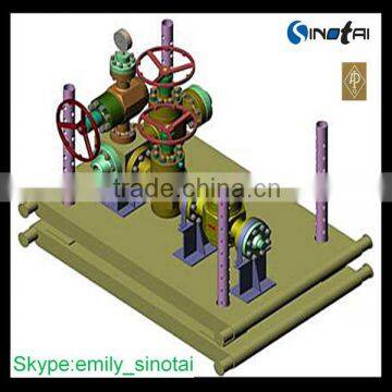 API oilfield Choke manifold and kill manifold