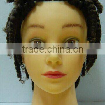 Afro Mannequin Head Training Head Manikin Head with hair                        
                                                Quality Choice