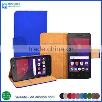 leather case for Alcatel one touch X1 7053D wallet Book Stand leather flip cover