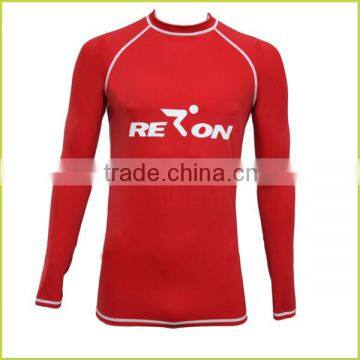 high quality lycra custom rash guard t shirt