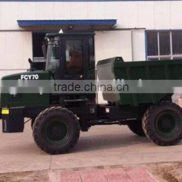 Cheap China FCY70 dumper with cab/mini loader for sale