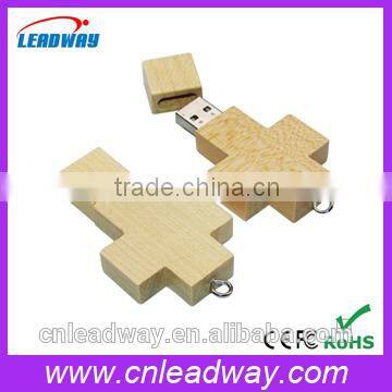 wooden cross usb flash bulk cheap 1gb 2gb 4gb 8gb wholesale usb drive