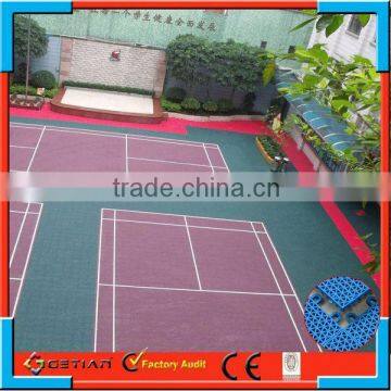 surface outdoor badminton promotion