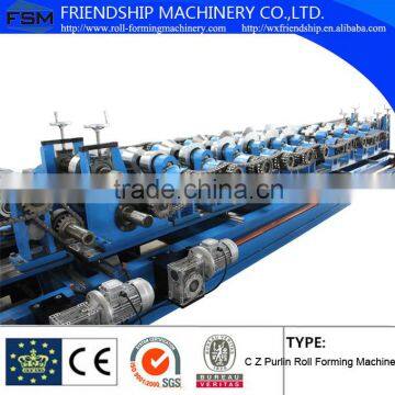 Big Size C Z Profile Roll Forming Machine Size From 120-450mm photo-4