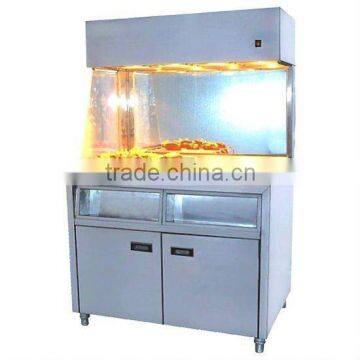 free standing chips warmer JSVF-10,potato chip display stand