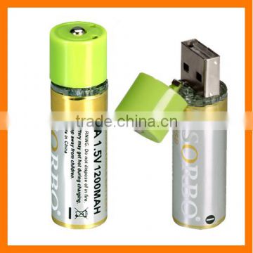 SORBO Seepdy USB charge AA Li-lon Battery ( Eco-frendly Reused)