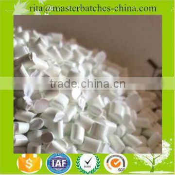 HDPE/LDPE/LLDPE white masterbatch for making packaging film and plastic bag