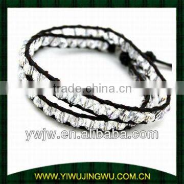 2013 fashion style clear beads bracelets