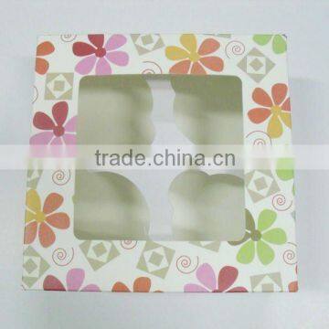 nice design bakery boxes for cupcakes with insert