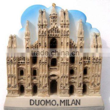 polyresin souvenir fridge magnet Cathedral Duomo,Italy 3D fridge Magnet