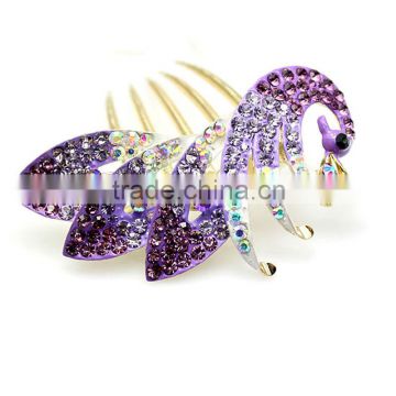 Crystal rhinestone hair accessories/hair ornaments for woman