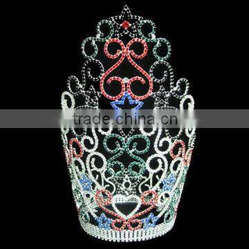 wholesale colored beauty pageant crowns and tiaras