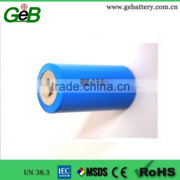 GEB 3.6v Li/SOCl2 lithium high capacity C size battery ER26500 9AH