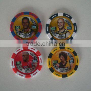 Poker Chips Set With Foil Pack Lazer Chips photo-3